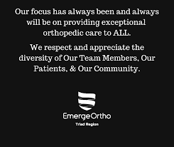 A Message From the EmergeOrtho Triad Region Physicians