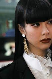 street style 渋谷 riangelさん fashionsnap com モード ヘア かっこいい女 パンクメイク