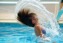 Pool hair don't care messy bun cap, pool baseball cap, pool hat, gift for swimmer, gift for lifeguard, swimming hat, pool gift, ponytail cap. Hair And Skin Care Before And After Swimming Pioneer Thinking