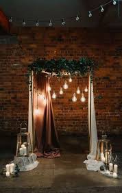 Wedding Arch With Lights Hanging Flowers 30 Ideas Edison Lighting Wedding Edison Lighting Wedding Lights