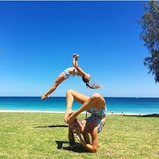 Definitely Sisters Goals Sam Rybka Amazing Gymnastics Gymnastics Pictures Gymnastics Poses