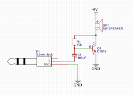 Booster amplifier circuit diagram : Simple 5w Audio Amplifier Circuit With C1815 Npn Transistor Get Vid