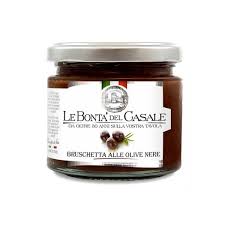 E le olivelle nere sempre squisite. Bruschetta Alle Olive Nere 212ml Le Bonta Del Casale Bruschette Gemusecremes Feinkost Lebensmittel Culinaria Shop Com