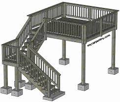 Deck stairs with landing ? Stairs And Landings Calculate Stair Rise And Run Cut And Build Stairs