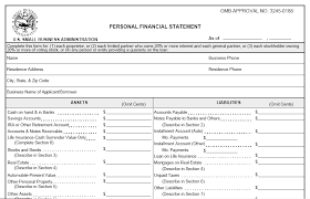 8 Personal Financial Statement Templates Excel Templates