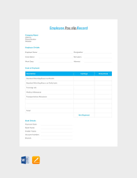 You can import it to your word processing application or simply print it. 9 Payslip Templates And Examples Pdf Doc Examples