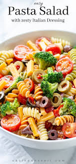 Easy Pasta Salad With Zesty Italian Dressing Pin 2 Saving Room For Dessert