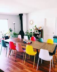 Svelti Pure Black Dining Chair Yellow Dining Chairs Funky Dining Room Colorful Dining Room Chairs