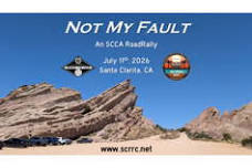 Not My Fault - A Navigational Road Rally
