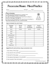 Possessive Nouns Worksheet Possessive Nouns Possessive Nouns Worksheets Nouns Worksheet