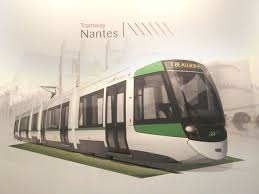 Nantes Light Rail Vehicle Train Light Rail