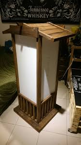 日式落地燈箱 wood design decor home decor