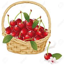 Free cherries clipart for personal and commercial use. Cherry Basket Beautiful Fruits Basket Fruit Cartoon