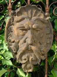 Order online for delivery or click & collect at your nearest bunnings. Green Man Plaque Unique Stone Antique Garden Reproductions