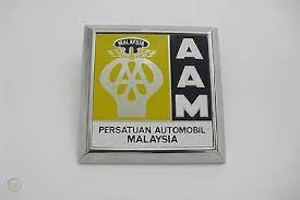 7, persiaran sukan, laman seri business park section 13, 40100 shah alam, selangor darul ehsan, malaysia tel no: Automobile Association Persatuan Malaysia Aam Club Auto Motor Car Badge Emblem 541563334
