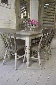 Refinish The Dinner Table Shabby Chic Dining Tables Shabby Chic Dining Grey Dining Tables