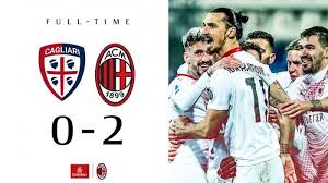 Check here for info on how you can watch the game on tv and via online live streams. Hasil Liga Italia Cagliari Vs Ac Milan Saelemaekers Kartu Merah Ibrahimovic 2 Gol Ac Milan Menang Tribun Batam