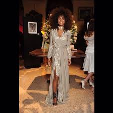 Blumarine On Instagram Tina Kunakey And Tea Falco Attending The Intimate Dinner Organized To Celebrate The 40 Years Of The Blu Tina Kunakey Blumarine Fashion