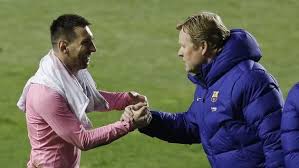 Messi tried to leave barcelona last summer and has yet to sign a new contract. Fc Barcelona La Liga Koeman On Messi Staying At Barcelona I M Hopeful But Not Confident Barcelona
