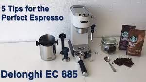 Maybe you would like to learn more about one of these? 5 Tips For The Perfect Espresso With The Delonghi Dedica Ec680 Ec685 Slo Mo Coffee Dripping Youtube