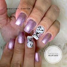 Sweet Nothing 707dnd Ft Butterfly Look Instagram Carterfnails Fb Carterfnails Pinterest Carterfnails Done Swarovski Nails Nail Shape Prom Nails