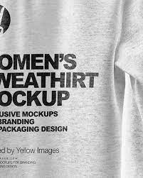 Download Heather Sweatshirt On Hanger Mockup Back View In Apparel Mockups On Yellow Images Object Mockups