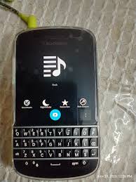A smartphone is a portable device that combines mobile telephone and computing functions into one unit. Old Blackberry Q10 As Advance Mp3 Player Blackberry