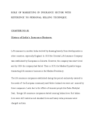 Here is how you can create an agency marketing plan for your new insurance agency. Doc Role Of Marketing In Insurance Sector With Reference To Personal Selling Technique Shilpa Sugathan Academia Edu