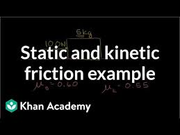 Check spelling or type a new query. Static And Kinetic Friction Example Video Khan Academy