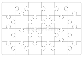 There are six printable templates to choose from. Puzzles Grid Template Jigsaw Puzzle 24 Pieces Stock Vector Illustration Of Artwork Leisure 155714113