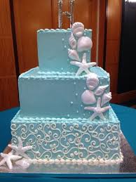 Welcome to delicious dial a cake. Teal Wedding Cake With Cascade Or Sea Shells Picture Of Cake Art Salisbury Tripadvisor