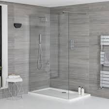 And no, it's not because of the cool italian name (although i i also custom tinted the grout to minimize the joints with a dark gray to match, nobody should be using white grout in a shower deck anyway, it's too. Milano Portland Walk In Shower Enclosure With Tray Choice Of Sizes