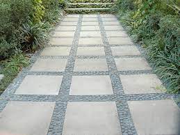 Eco Outdoor Anvil Pebbles Laid With Taupe Concrete Pavers Eckersley Garden Architecture Eco Outdoor Peb Outdoor Paving Natural Stone Flooring Outdoor Tiles
