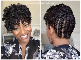 Just because you have curly hair doesn't mean that you have to stick to one or two basic hairstyles. Simple Flat Twist Updo For Natural Hair Curlynikki Natural Hair Care
