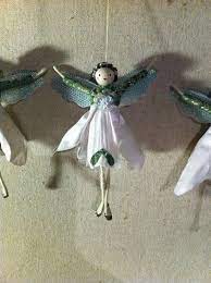 A Snowdrop Fairy From Halinka S Fairies Fairy Dolls Flower Fairies Handmade Christmas Ornaments