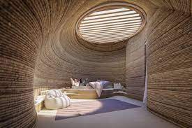 Robots add insulation and interior woodwork. 3d Printed House Design Tecla Looks Like A Human Sized Ant Mound Curbed