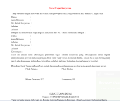 Contoh surat tugas dinas yang baik dan benar revisi 2017. Contoh Surat Tugas Dinas Yang Baik Dan Benar Revisi 2017 Contoh Surat Lamaran Kerja