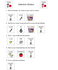 Strawberry Milkshake Recipe The Autism Helper Visual Recipes Milkshake Recipe Strawberry Preschool Cooking