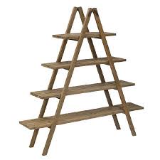 Check spelling or type a new query. Wood Ladder A Frame 4 Shelf Display Open Display Shelves