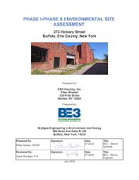 PHASE I ENVIRONMENTAL SITE ASSESSMENT
