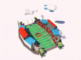 Field Goal Hero Stadium Animation By L2d Dribbble Dribbble Field Goal Stadium Animation
