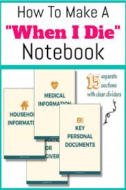 How To Organize Important Documents In An Emergency Binder Or Household Notebook Decluttering Your Life In 2020 Emergency Binder Family Emergency Binder Estate Planning Checklist