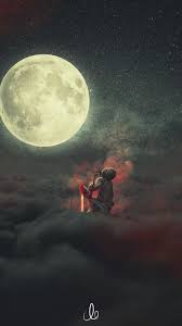 Magical wallpapers for your smartphone. Demon Dream Clouds Moon Fantasy 720x1280 Wallpaper Free Android Wallpaper Art Astronaut Art