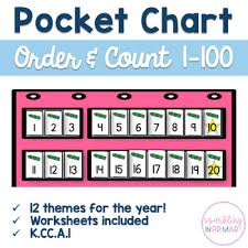 ordering numbers 1 100 pocket chart center