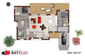 Vous Souhaitez Vivre Dans Une Maison Resolument Moderne Et Spacieuse Le Modele Tilla A Ete Pense Pour Satisfaire Plan Maison Maison Moderne Plain Pied Maison