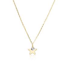 Necklace women choker gold silver chain star choker necklace jewelry gifts compatible for wedding party new simple women's. Unique Star Necklace For Ladies In 9k Gold With Zirconia Gn0019