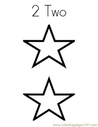 Here's a set of free printable alphabet letter images for you to download and print. Two Stars Coloring Page For Kids Free Shapes Printable Coloring Pages Online For Kids Coloringpages101 Com Coloring Pages For Kids