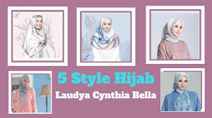 Tutorial Hijab Ala Laudya Cynthia Bella Hijab Hijab Tutorial Bella