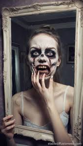 in the mirror looking ugly but real ...