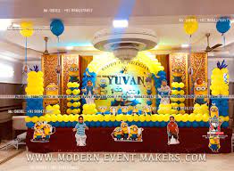 Minions Theme Decorators In Chennai Best Minions Theme Decorators In Minions Birthday Party Decorations First Birthday Party Decorations Minion Birthday Party